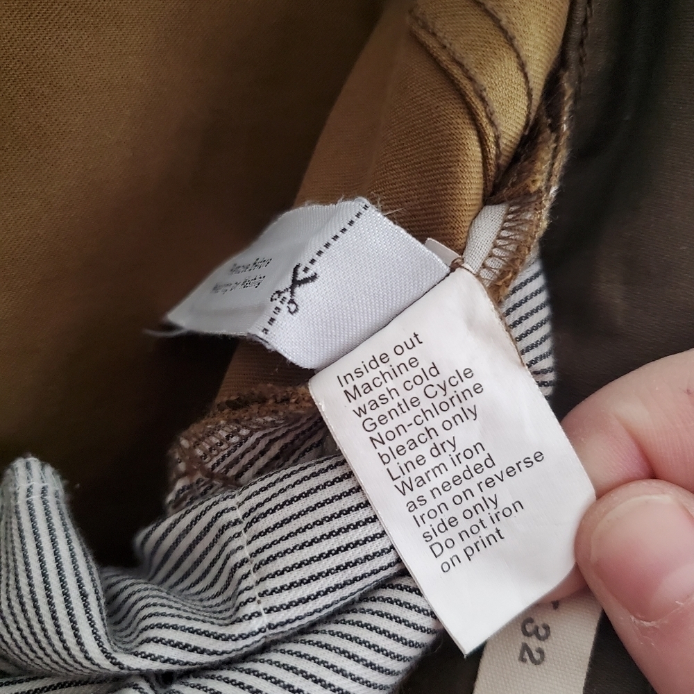 Madewell 28 x 32 Skinny Skinny Pants Coated Drab Olive Green BLOGGER FAV - Picture 7 of 9
